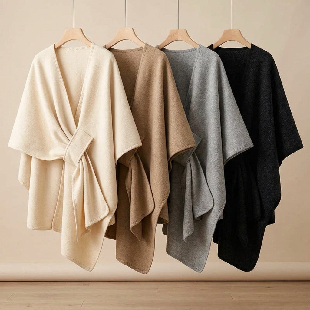 Écharpe Poncho Longue