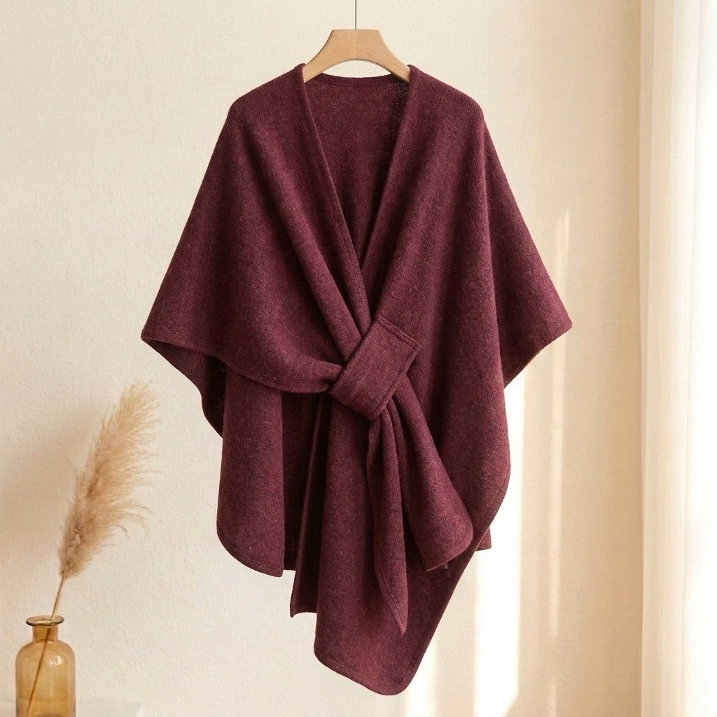 Écharpe Poncho Longue