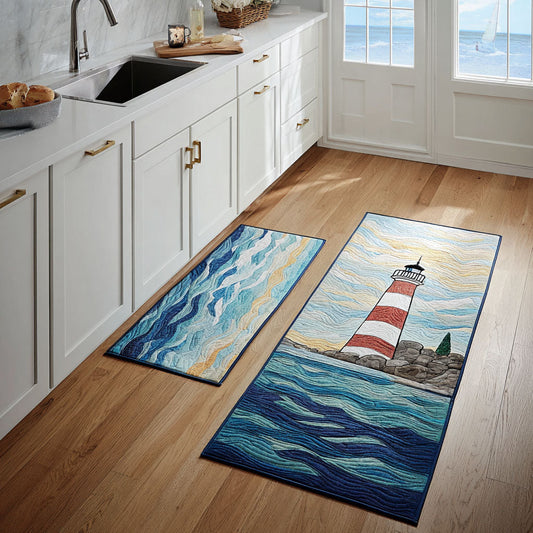 Tapis de cuisine antidérapant - Phare et Mer Sereine