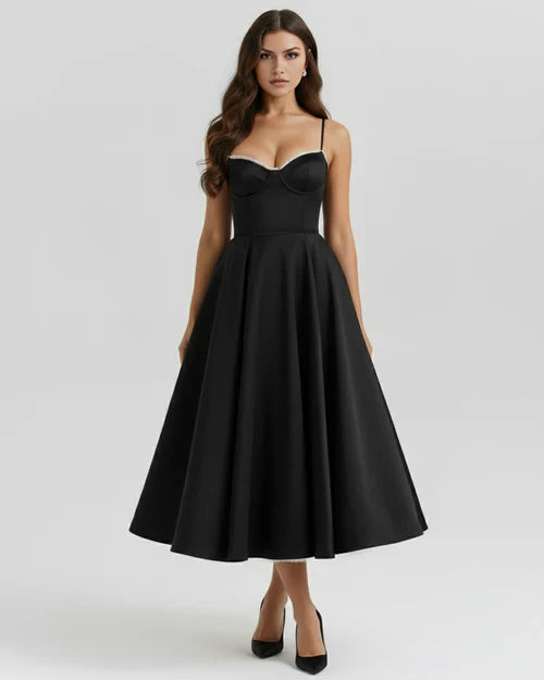 SELENE | Vestido midi elegante