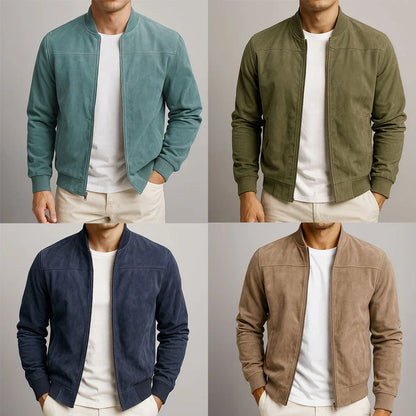 NORDLYN | Urban Suede Leather Jacket