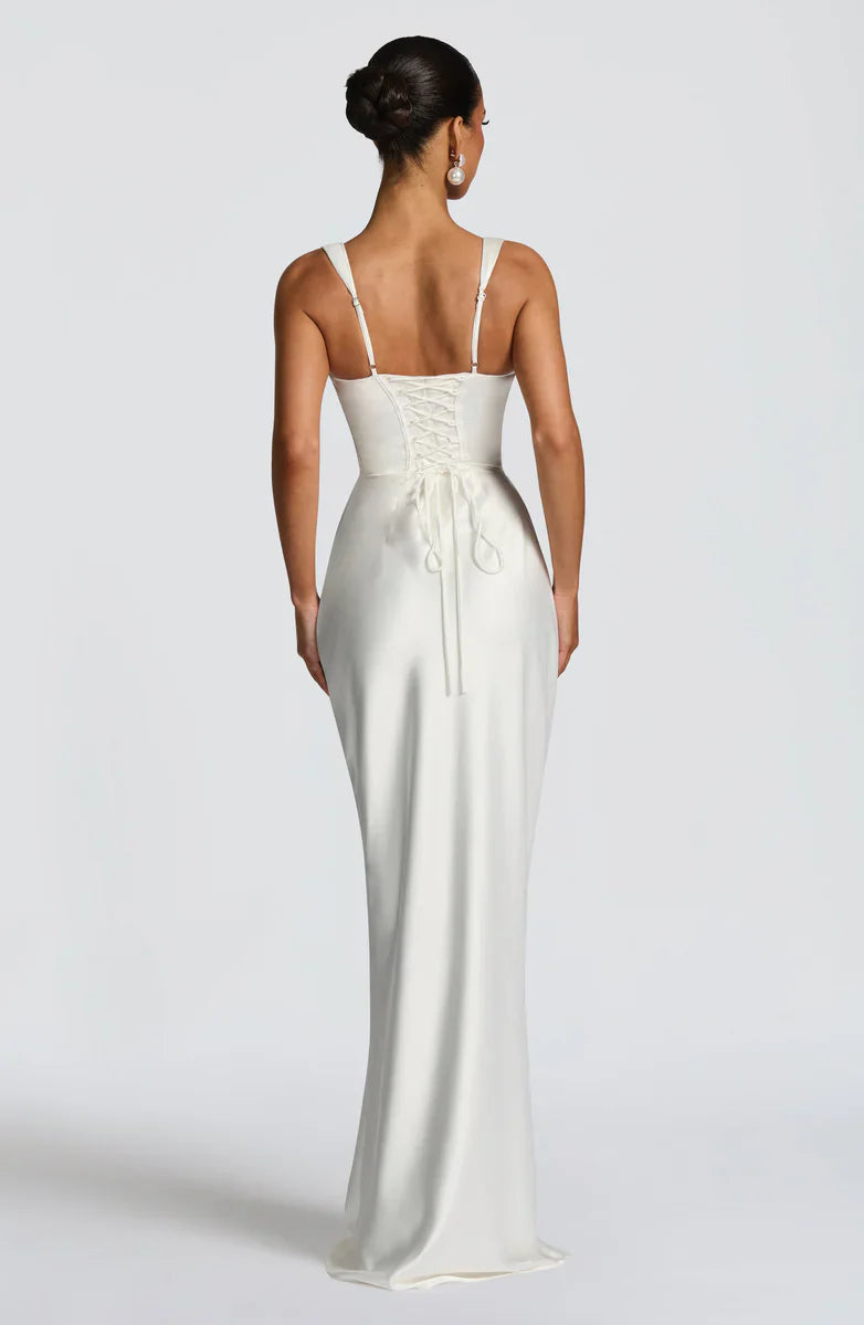 CALANTHE | Vestido largo de corte elegante