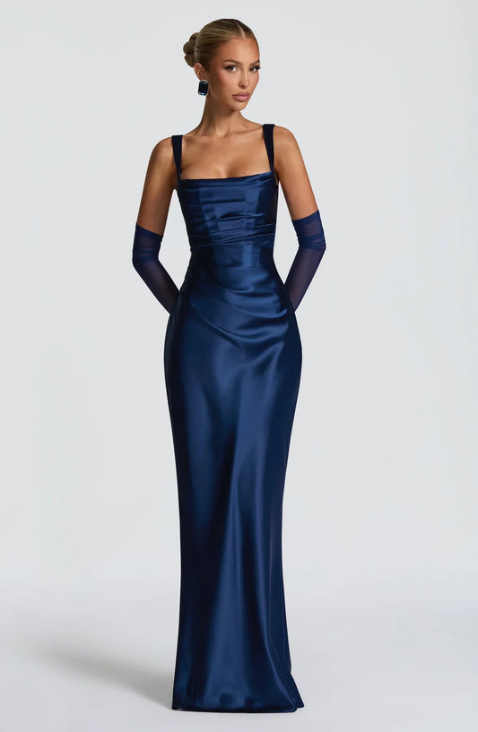 CALANTHE | Vestido largo de corte elegante