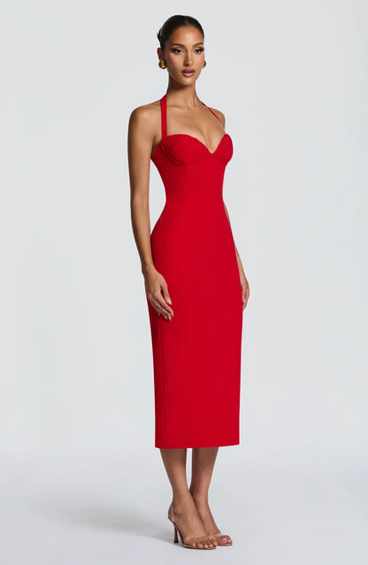 KALOA | Vestido midi de silueta definida