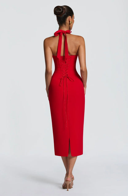 KALOA | Vestido midi de silueta definida