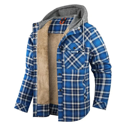 Morel | Veste Légère à Carreaux à Capuche