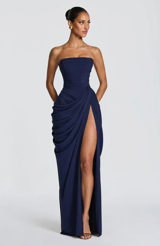 CIELO | Vestido largo lacado elegante