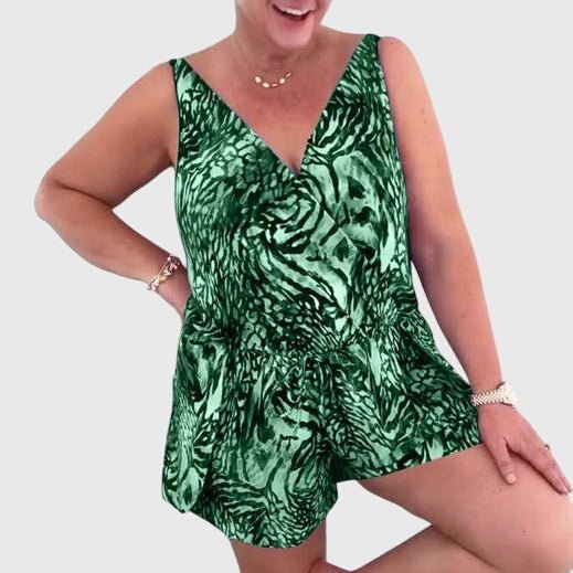 Elena  - Robe de plage élégante avec décolleté en V