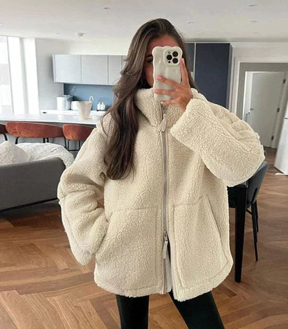 Silvana | Veste Teddy Oversize