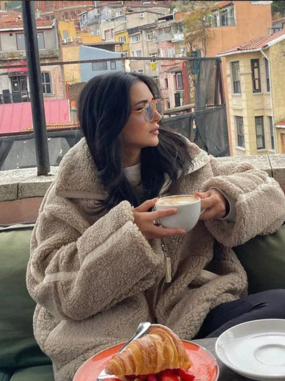Silvana | Veste Teddy Oversize