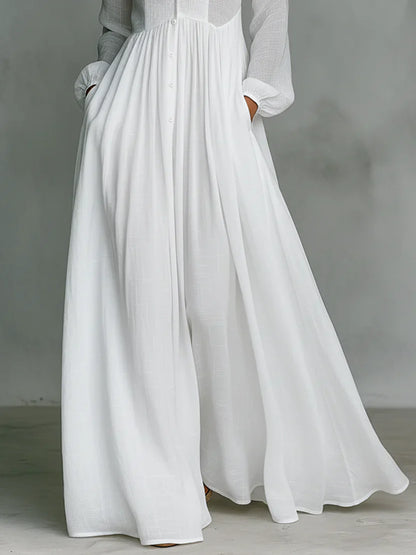 Elisa – Maxi algodón y lino