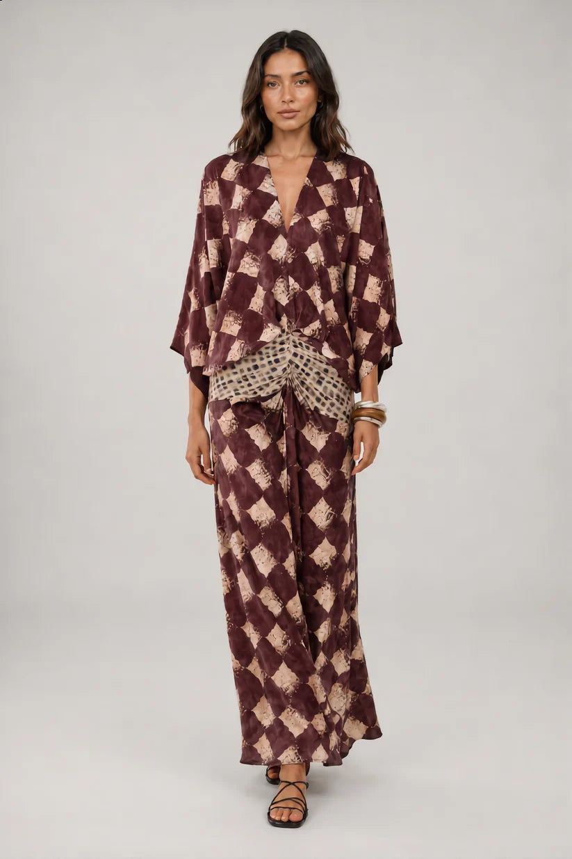 Maelia | Robe Mosaïque Méditerranéenne