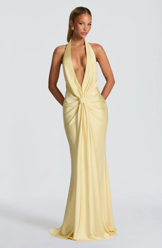 AZAHARA | Robe longue coupe premium