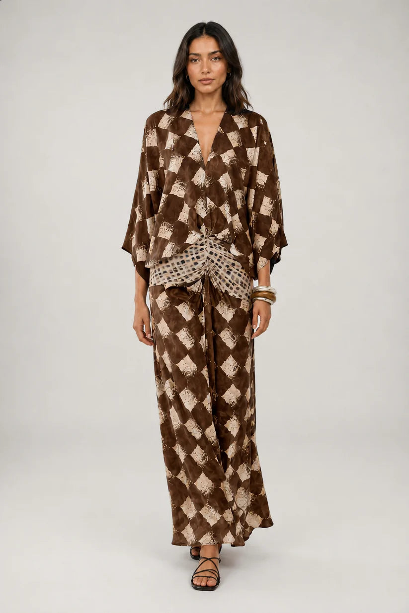 Maelia | Robe Mosaïque Méditerranéenne