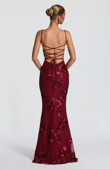 IMARA | Vestido Largo Satin Elegance