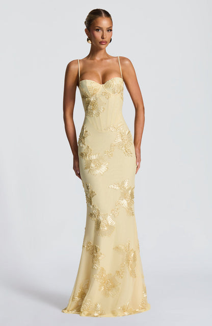 IMARA | Vestido Largo Satin Elegance