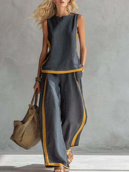 VALENTINA | Conjunto Casual Lino