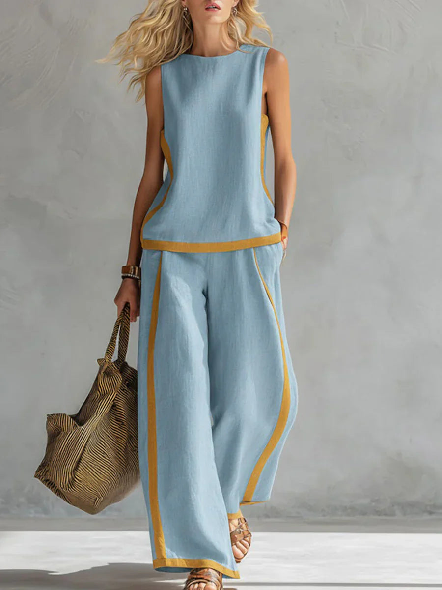 VALENTINA | Conjunto Casual Lino