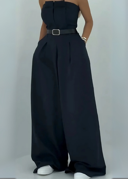 Classibelle – Ensemble femme bustier Palazzo + veste