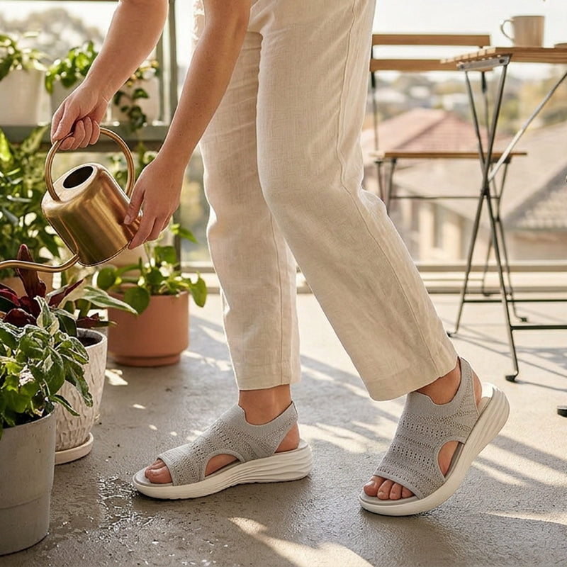 Anne™ | Sandales à plateforme pour femmes en matière respirante