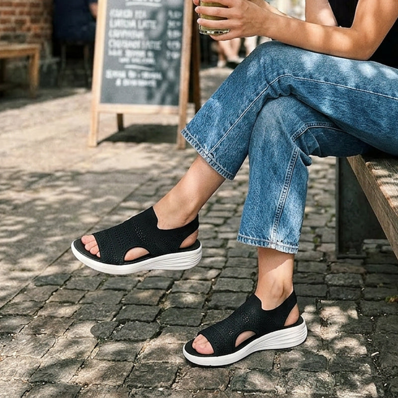Anne™ | Sandales à plateforme pour femmes en matière respirante