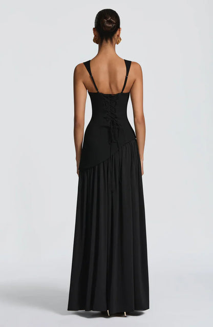 ZAFIRA | Vestido Largo Lacado Ajustado