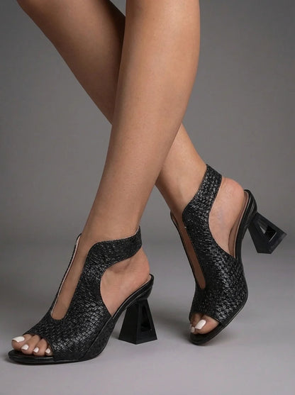 VITORIA | Sandales Élégantes à Talons Tressés Édition Limitée